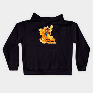 VAN DAMME JCVD - FIRE COLECTION Kids Hoodie